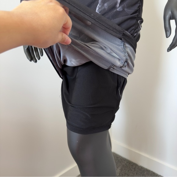 Rebecca Minkoff Black Ruched Bodycon Midi Skirt Size M Stretch Lined - Picture 5 of 7